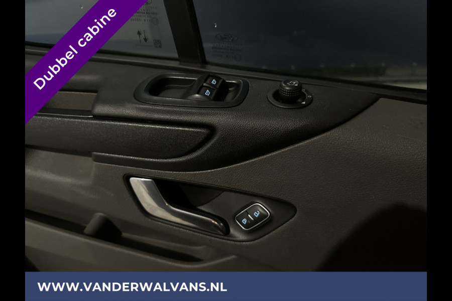Ford Transit Custom 2.0 TDCI 130pk L2H1 Dubbele Cabine Euro6 Airco | Camera | LED | Apple Carplay | 5-Zits | Dakdragers Isofix, Android Auto, Cruisecontrol, 2800kg Trekhaak, Parkeersensoren, Stoelverwarming, Verwarmde voorruit