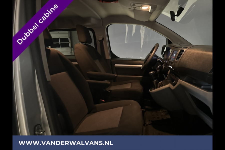 Citroën Jumpy 2.0 BlueHDI **MARGE, GEEN BTW** 123pk L3H1 XL Dubbele cabine Euro6 Airco | 2500kg Trekhaak Navigatie, Cruisecontrol, Apple Carplay, Parkeersensoren, 5-Zits