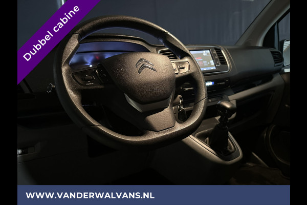 Citroën Jumpy 2.0 BlueHDI **MARGE, GEEN BTW** 123pk L3H1 XL Dubbele cabine Euro6 Airco | 2500kg Trekhaak Navigatie, Cruisecontrol, Apple Carplay, Parkeersensoren, 5-Zits