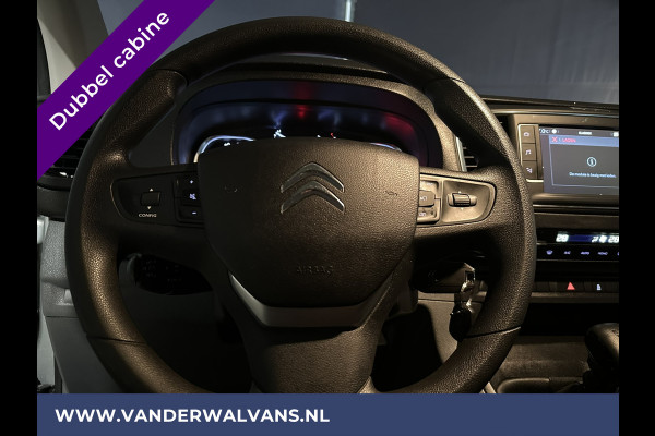 Citroën Jumpy 2.0 BlueHDI **MARGE, GEEN BTW** 123pk L3H1 XL Dubbele cabine Euro6 Airco | 2500kg Trekhaak Navigatie, Cruisecontrol, Apple Carplay, Parkeersensoren, 5-Zits