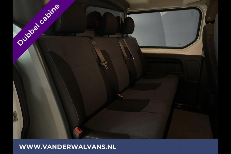 Opel Vivaro 1.6 CDTI 125 pk L2H1 Dubbele Cabine Euro6 Airco | Navigatie | Camera | 5-Zits | Trekhaak cruisecontrol, parkeersensoren