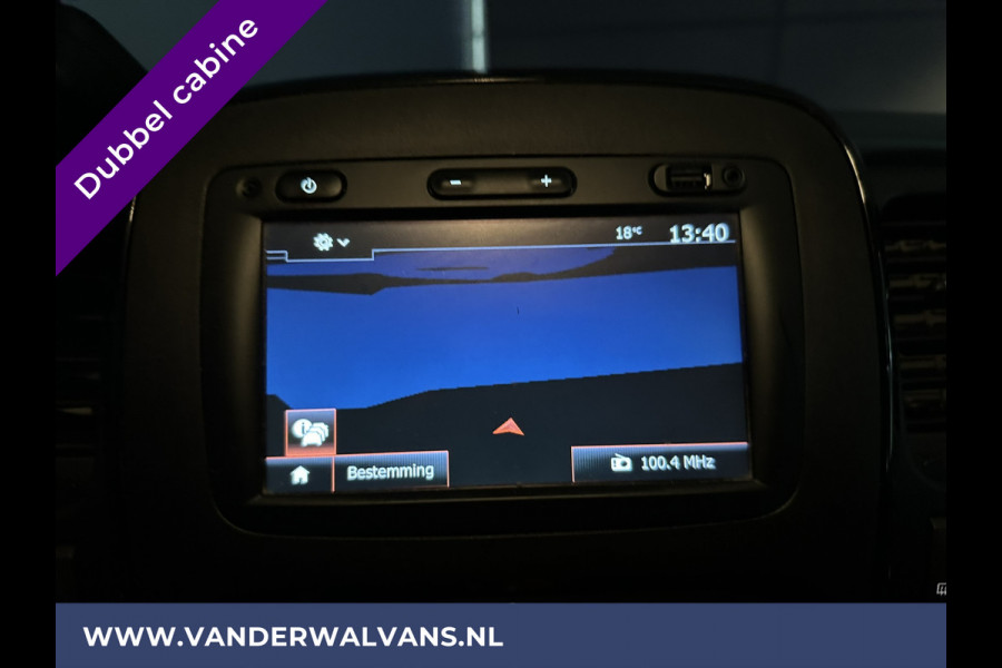 Opel Vivaro 1.6 CDTI 125 pk L2H1 Dubbele Cabine Euro6 Airco | Navigatie | Camera | 5-Zits | Trekhaak cruisecontrol, parkeersensoren