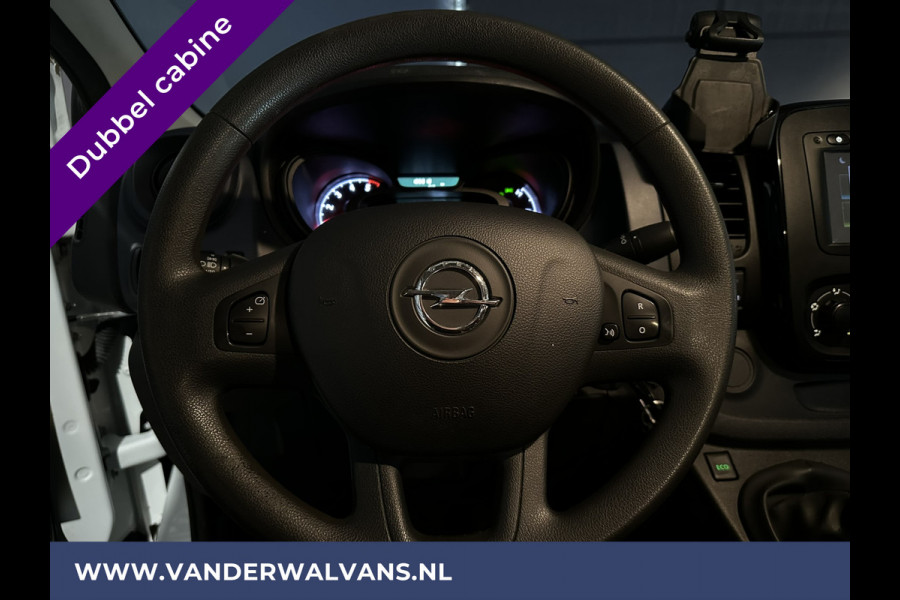 Opel Vivaro 1.6 CDTI 125 pk L2H1 Dubbele Cabine Euro6 Airco | Navigatie | Camera | 5-Zits | Trekhaak cruisecontrol, parkeersensoren