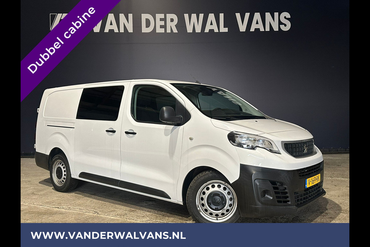 Peugeot Expert 2.0 BlueHDI 123pk L3H1 Dubbele Cabine Euro6 Airco | 2x zijdeur | 2500kg Trekhaak | 5-Zits Cruisecontrol, Parkeersensoren Peugeot Expert 2.0 BlueHDI 123pk L3H1 Dubbele Cabine Euro6 Airco | 2x zijdeur | 2500kg Trekhaak | 5-Zits Cruisecontrol, Parkeersensoren