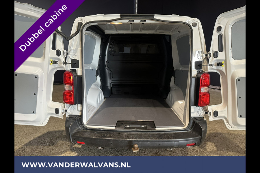 Peugeot Expert 2.0 BlueHDI 123pk L3H1 Dubbele Cabine Euro6 Airco | 2x zijdeur | 2500kg Trekhaak | 5-Zits Cruisecontrol, Parkeersensoren