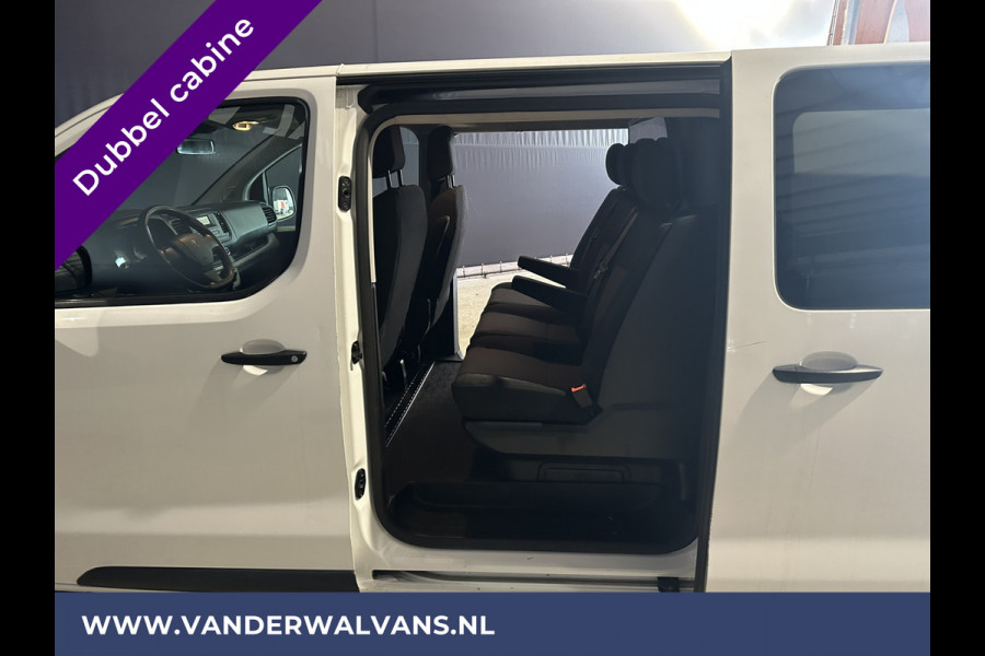 Peugeot Expert 2.0 BlueHDI 123pk L3H1 Dubbele Cabine Euro6 Airco | 2x zijdeur | 2500kg Trekhaak | 5-Zits Cruisecontrol, Parkeersensoren