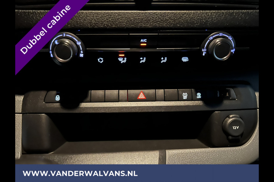Peugeot Expert 2.0 BlueHDI 123pk L3H1 Dubbele Cabine Euro6 Airco | 2x zijdeur | 2500kg Trekhaak | 5-Zits Cruisecontrol, Parkeersensoren