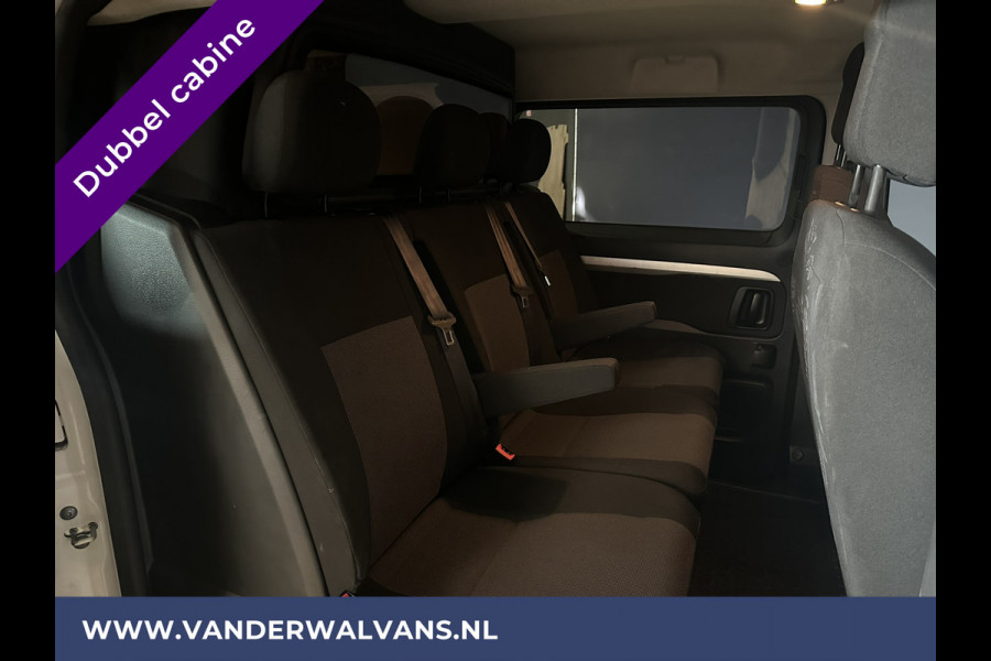 Peugeot Expert 2.0 BlueHDI 123pk L3H1 Dubbele Cabine Euro6 Airco | 2x zijdeur | 2500kg Trekhaak | 5-Zits Cruisecontrol, Parkeersensoren