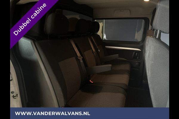 Peugeot Expert 2.0 BlueHDI 123pk L3H1 Dubbele Cabine Euro6 Airco | 2x zijdeur | 2500kg Trekhaak | 5-Zits Cruisecontrol, Parkeersensoren