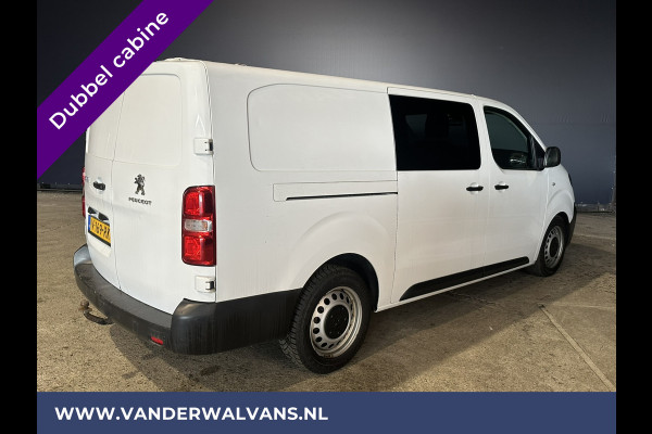 Peugeot Expert 2.0 BlueHDI 123pk L3H1 Dubbele Cabine Euro6 Airco | 2x zijdeur | 2500kg Trekhaak | 5-Zits Cruisecontrol, Parkeersensoren
