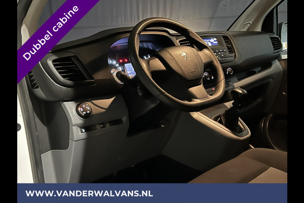 Peugeot Expert 2.0 BlueHDI 123pk L3H1 Dubbele Cabine Euro6 Airco | 2x zijdeur | 2500kg Trekhaak | 5-Zits Cruisecontrol, Parkeersensoren