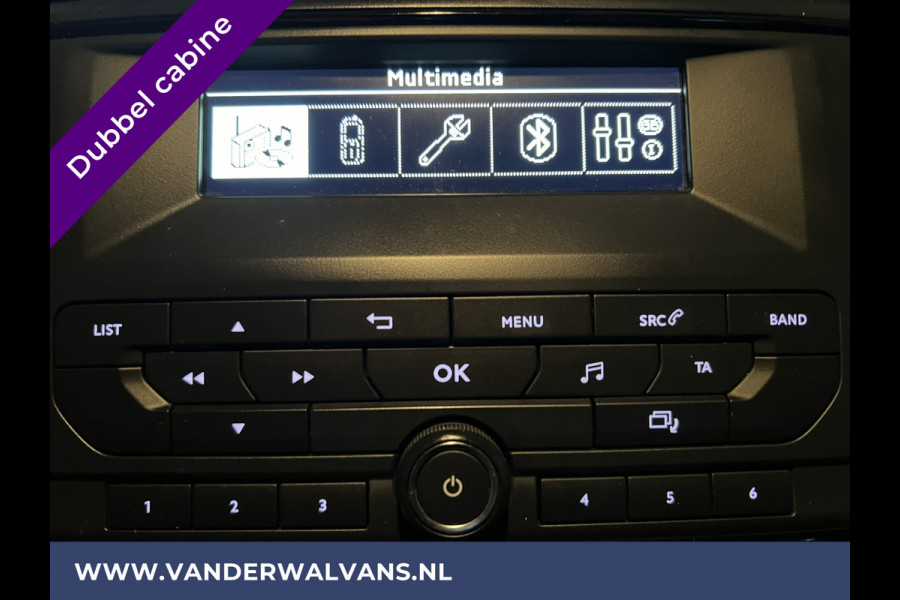 Peugeot Expert 2.0 BlueHDI 123pk L3H1 Dubbele Cabine Euro6 Airco | 2x zijdeur | 2500kg Trekhaak | 5-Zits Cruisecontrol, Parkeersensoren
