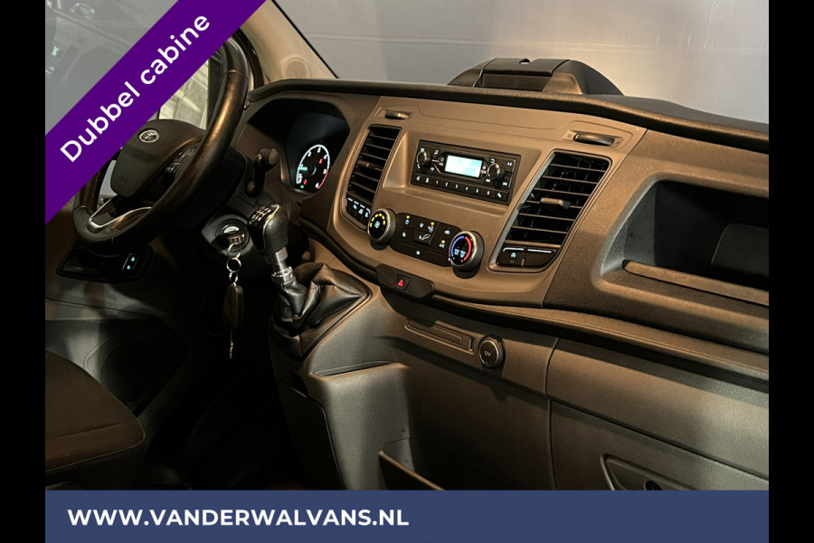 Ford Transit 2.0 TDCI 130pk L3H2 Dubbele cabine Euro6 Airco | 5-Zits | 2500kg Trekhaak | LED | Cruisecontrol Parkeersensoren, verwarmde voorruit