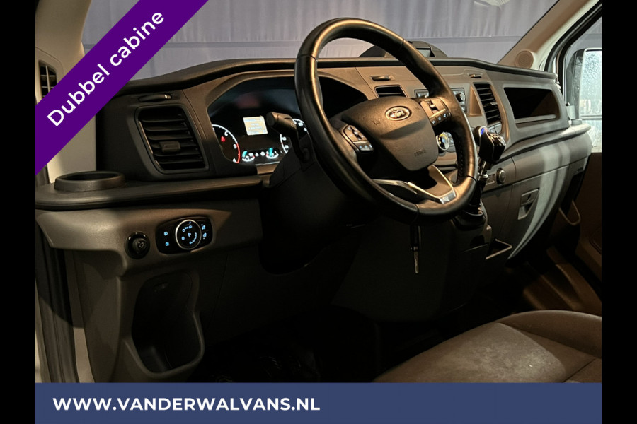 Ford Transit 2.0 TDCI 130pk L3H2 Dubbele cabine Euro6 Airco | 5-Zits | 2500kg Trekhaak | LED | Cruisecontrol Parkeersensoren, verwarmde voorruit