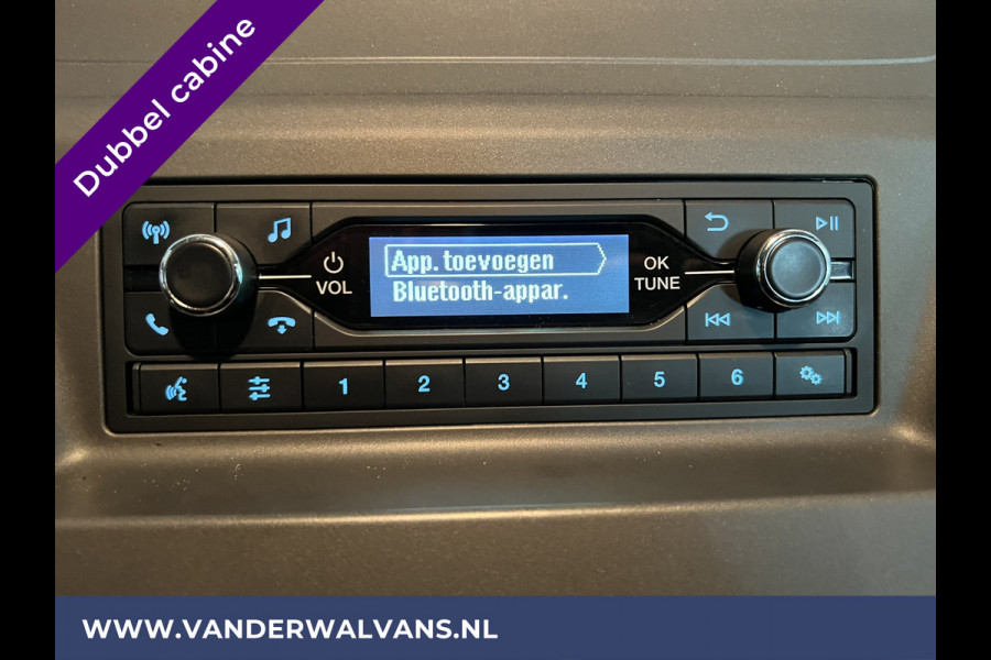 Ford Transit 2.0 TDCI 130pk L3H2 Dubbele cabine Euro6 Airco | 5-Zits | 2500kg Trekhaak | LED | Cruisecontrol Parkeersensoren, verwarmde voorruit