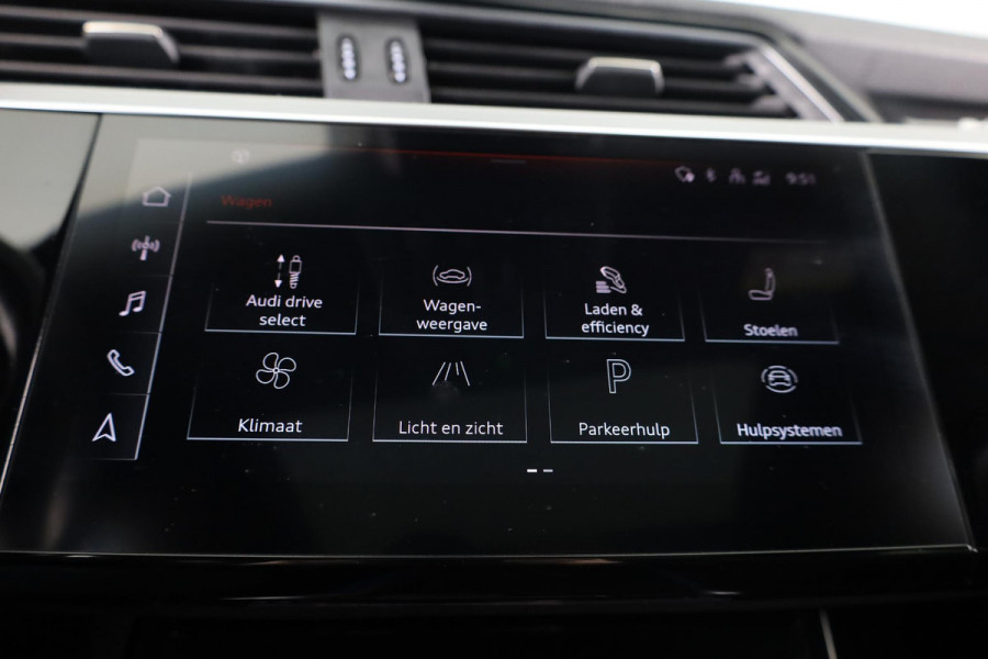 Audi e-tron S quattro 95 kWh 503pk | Panoramadak | Lederen bekleding "Valcona" | B&O Soundsystem | Elektrisch vertelbare voorstoelen met memory