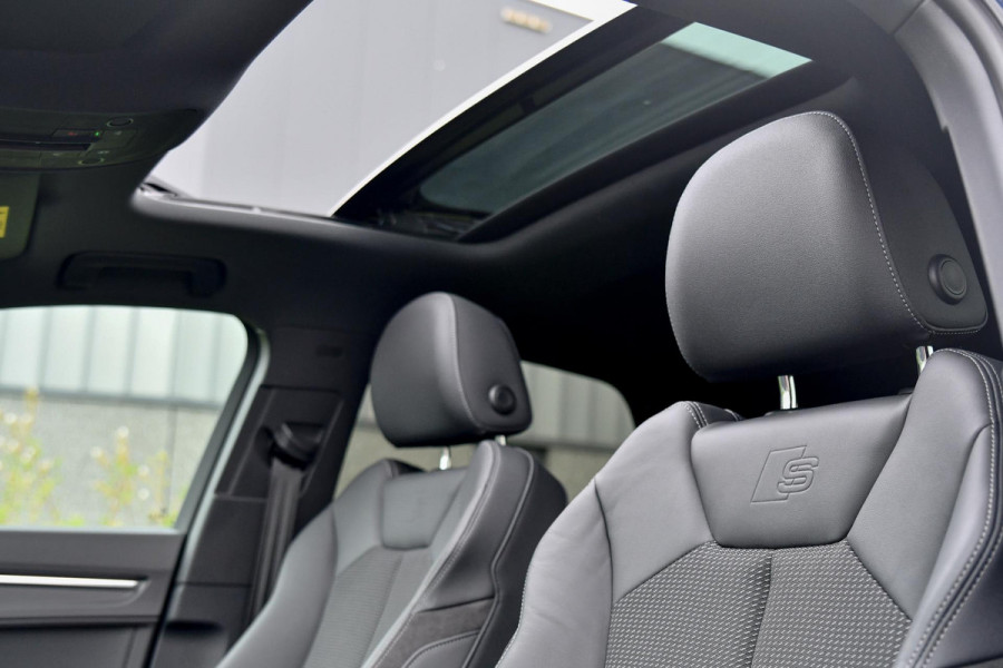 Audi Q3 Sportback 45 TFSI e 3x S-Line. Pano, ACC, Keyless, Sfeer, Dodeh, Camera, Matrix, 20'', Trekhaak, CarPlay!