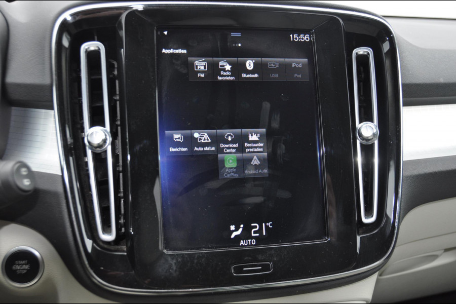 Volvo XC40 T5 262PK Automaat Twin Engine Momentum Pro / Leer / Park assist v+a / Achteruitrijcamera / Elektrische achterklep / Donker getint glas / Apple Carplay/Android Auto