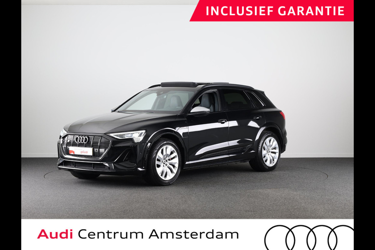 Audi e-tron S quattro 95 kWh 503pk | Panoramadak | Lederen bekleding "Valcona" | B&O Soundsystem | Elektrisch vertelbare voorstoelen met memory Audi e-tron S quattro 95 kWh 503pk | Panoramadak | Lederen bekleding "Valcona" | B&O Soundsystem | Elektrisch vertelbare voorstoelen met memory