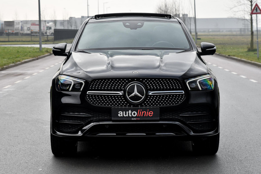 Mercedes-Benz GLE Coupé 350 e 4MATIC AMG. Luchtvering, BTW, Pano, HUD, Distro+, 360, Burm, Leder, Stuurvw, Dodeh, CarPlay!