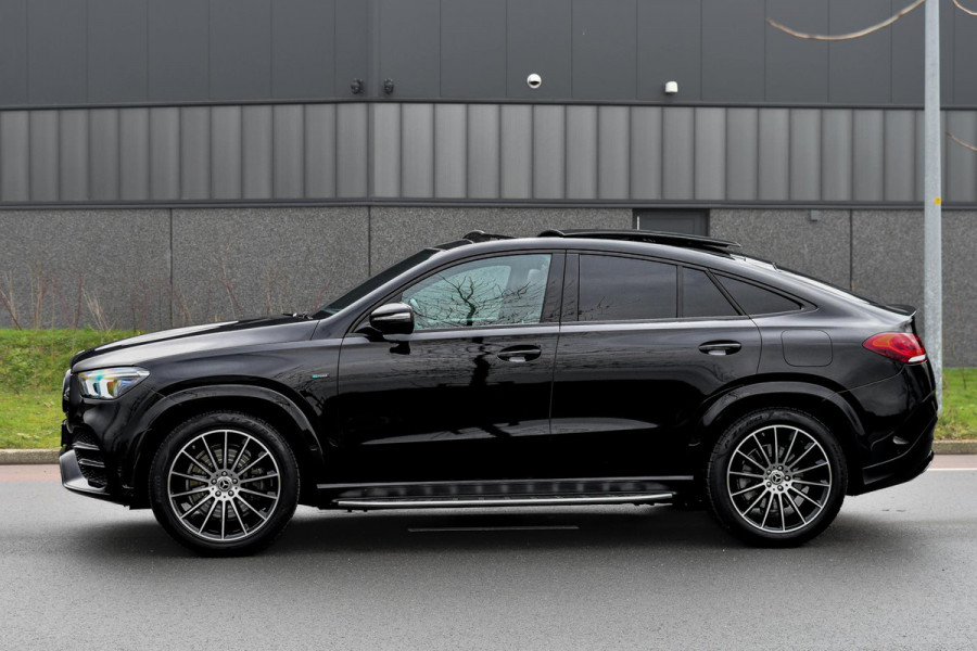 Mercedes-Benz GLE Coupé 350 e 4MATIC AMG. Luchtvering, BTW, Pano, HUD, Distro+, 360, Burm, Leder, Stuurvw, Dodeh, CarPlay!