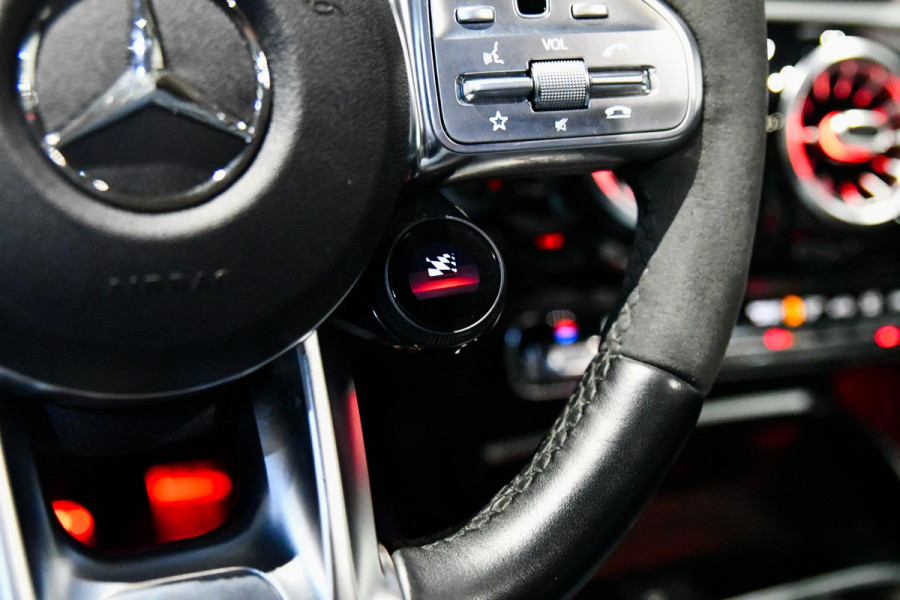 Mercedes-Benz CLA-Klasse AMG 45 S 4MATIC+. Schaal, Perf stuur, Pano, Koeling, Distro+, 360, Burm, Keyless, Btw, Dodeh, Multib!