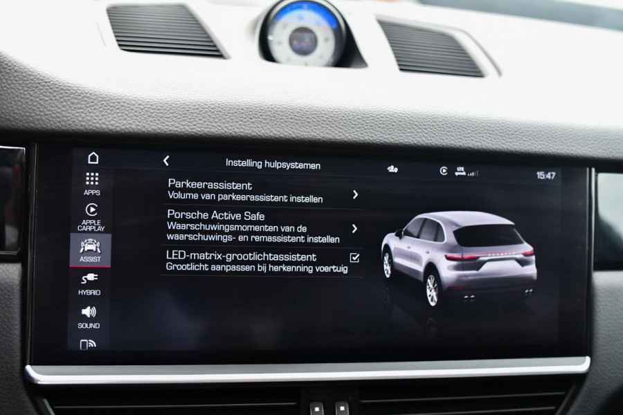 Porsche Cayenne 3.0 E-Hybrid. Sport Design, Chrono, Pano, Luchtv, 18 Weg, ACC, 360, Keyless, Bose, Trekh, CarPlay!