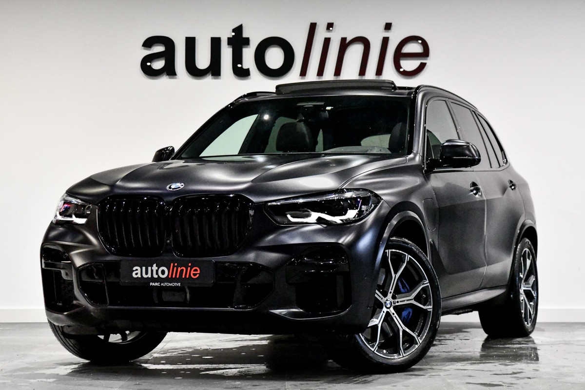 BMW X5 XDrive45e M-Sport. Aero, Luchtv, Pano, 360, HUD, ACC, Keyless, Trekhaak, H/K, Leder, Sfeer, 21'' CarPlay! BMW X5 XDrive45e M-Sport. Aero, Luchtv, Pano, 360, HUD, ACC, Keyless, Trekhaak, H/K, Leder, Sfeer, 21'' CarPlay!