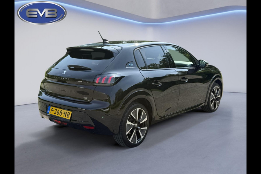 Peugeot e-208 EV GT Pack 50 kWh, fase 3, 21000 km, achteruitrijcamera,vele opties,1 e eigenaar, NL auto met nationale auto pas