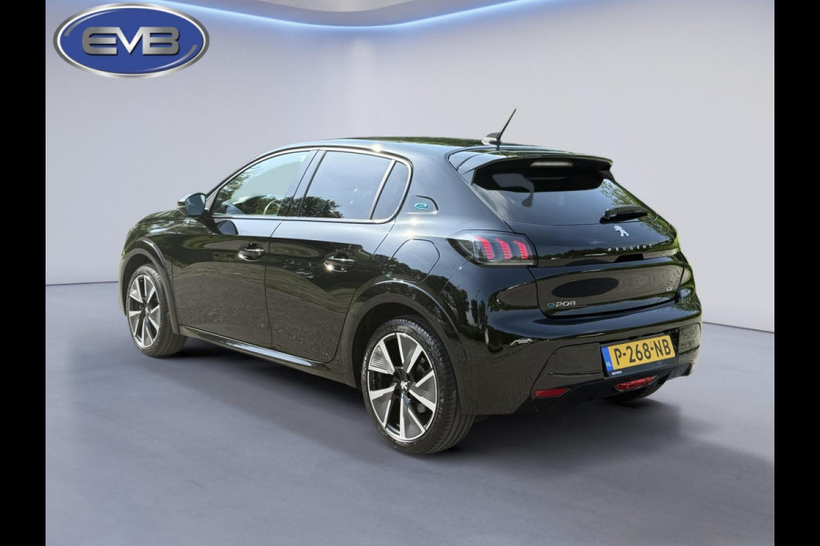Peugeot e-208 EV GT Pack 50 kWh, fase 3, 21000 km, achteruitrijcamera,vele opties,1 e eigenaar, NL auto met nationale auto pas