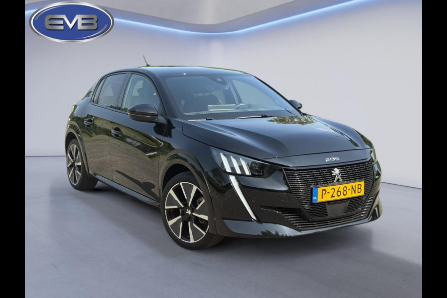 Peugeot e-208 EV GT Pack 50 kWh, fase 3, 21000 km, achteruitrijcamera,vele opties,1 e eigenaar, NL auto met nationale auto pas