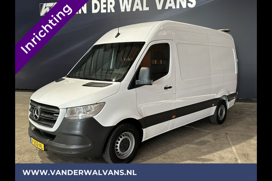 Mercedes-Benz Sprinter 316 CDI 164pk 3500kg Trekhaak L2H2 inrichting met omvormer Euro6 Airco | Camera Apple Carplay, Android Auto, Cruisecontrol, Parkeersensoren