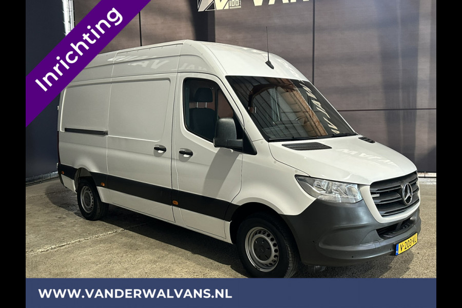 Mercedes-Benz Sprinter 316 CDI 164pk 3500kg Trekhaak L2H2 inrichting met omvormer Euro6 Airco | Camera Apple Carplay, Android Auto, Cruisecontrol, Parkeersensoren