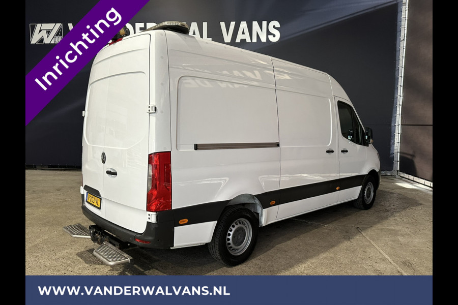 Mercedes-Benz Sprinter 316 CDI 164pk 3500kg Trekhaak L2H2 inrichting met omvormer Euro6 Airco | Camera Apple Carplay, Android Auto, Cruisecontrol, Parkeersensoren