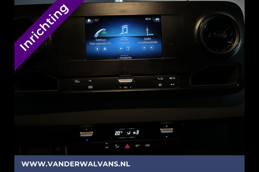 Mercedes-Benz Sprinter 316 CDI 164pk 3500kg Trekhaak L2H2 inrichting met omvormer Euro6 Airco | Camera Apple Carplay, Android Auto, Cruisecontrol, Parkeersensoren