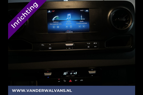 Mercedes-Benz Sprinter 316 CDI 164pk 3500kg Trekhaak L2H2 inrichting met omvormer Euro6 Airco | Camera Apple Carplay, Android Auto, Cruisecontrol, Parkeersensoren