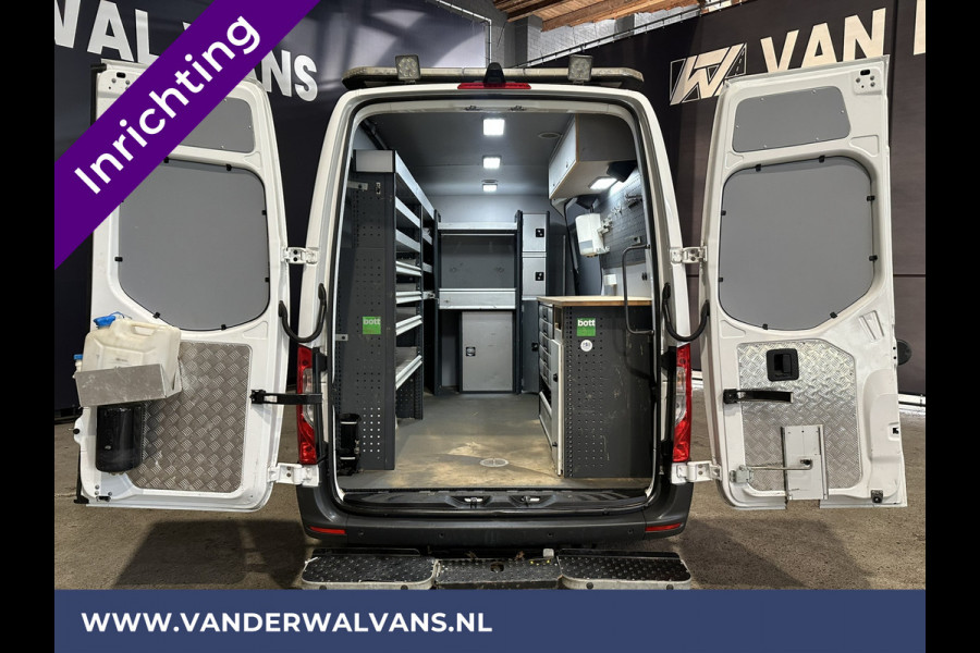 Mercedes-Benz Sprinter 316 CDI 164pk 3500kg Trekhaak L2H2 inrichting met omvormer Euro6 Airco | Camera Apple Carplay, Android Auto, Cruisecontrol, Parkeersensoren