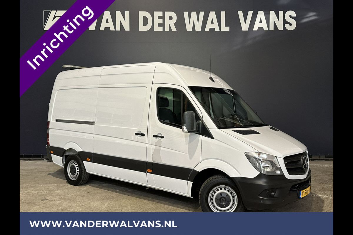 Mercedes-Benz Sprinter 316 CDI 164pk L2H2 inrichting Euro6 Airco | Parkeersensoren | 2800kg Trekhaak Cruisecontrol Mercedes-Benz Sprinter 316 CDI 164pk L2H2 inrichting Euro6 Airco | Parkeersensoren | 2800kg Trekhaak Cruisecontrol