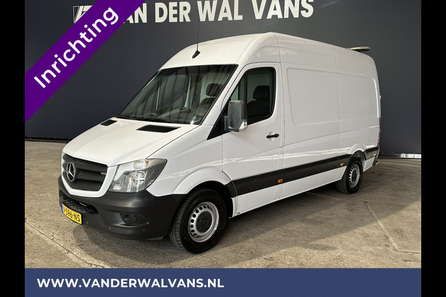 Mercedes-Benz Sprinter 316 CDI 164pk L2H2 inrichting Euro6 Airco | Parkeersensoren | 2800kg Trekhaak Cruisecontrol