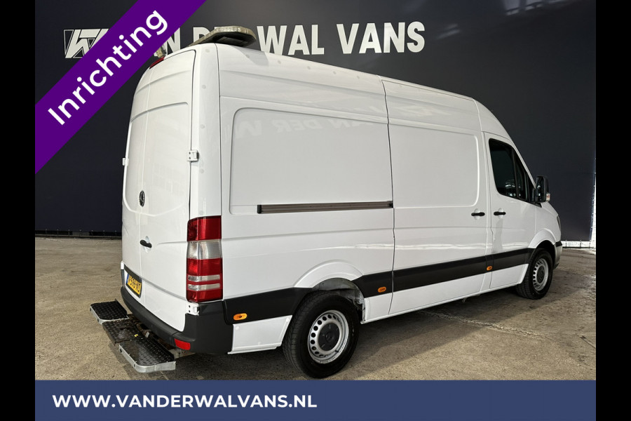 Mercedes-Benz Sprinter 316 CDI 164pk L2H2 inrichting Euro6 Airco | Parkeersensoren | 2800kg Trekhaak Cruisecontrol