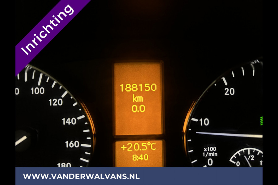 Mercedes-Benz Sprinter 316 CDI 164pk L2H2 inrichting Euro6 Airco | Parkeersensoren | 2800kg Trekhaak Cruisecontrol