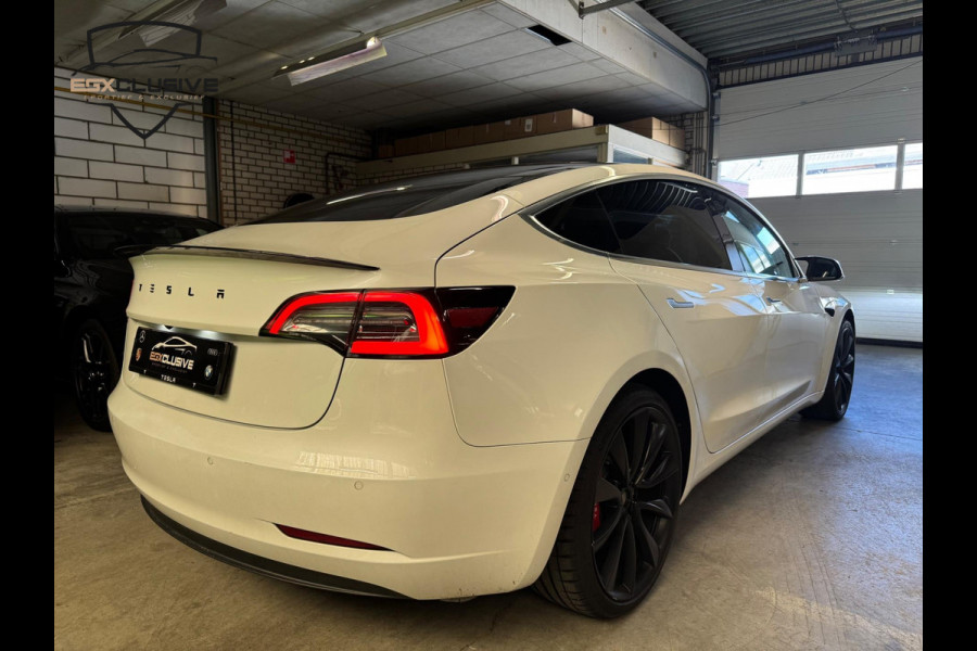 Tesla Model 3 LR AWD Performance Upgrade 451PK|3.9s|FSD|Trekhaak|Full Option|Marge