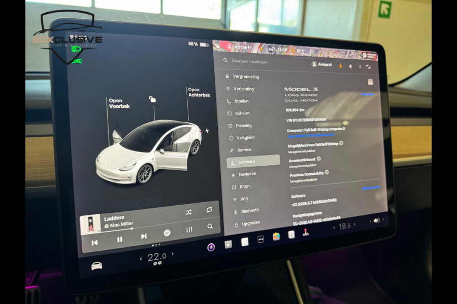 Tesla Model 3 LR AWD Performance Upgrade 451PK|3.9s|FSD|Trekhaak|Full Option|Marge