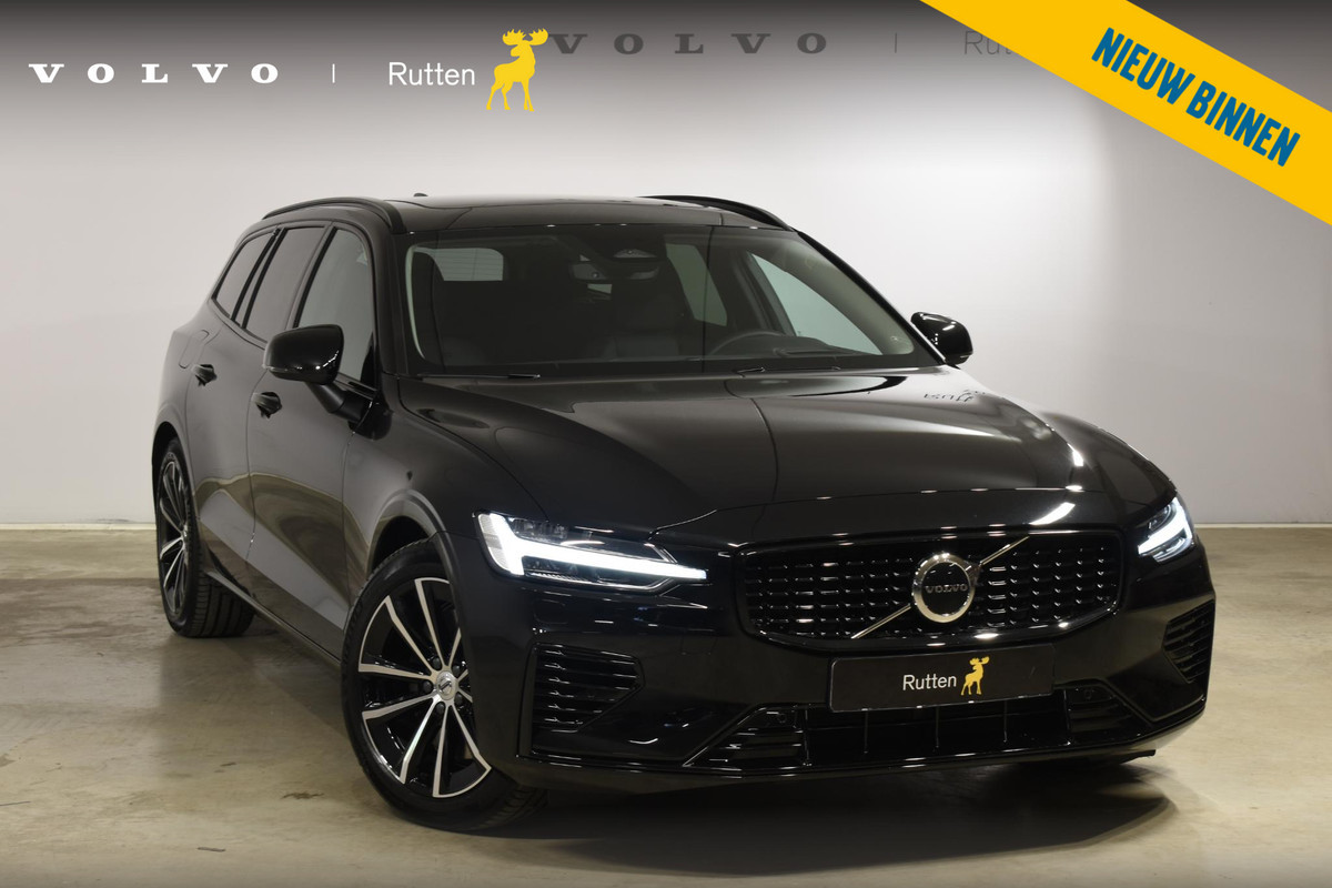 Volvo V60 T6 350PK AWD Ultra Dark / Navigatie / Adaptieve Cruisecontrol / Elektrische Stoelen / Harman Kardon / LM Velgen / Trekhaak / Volvo V60 T6 350PK AWD Ultra Dark / Navigatie / Adaptieve Cruisecontrol / Elektrische Stoelen / Harman Kardon / LM Velgen / Trekhaak /