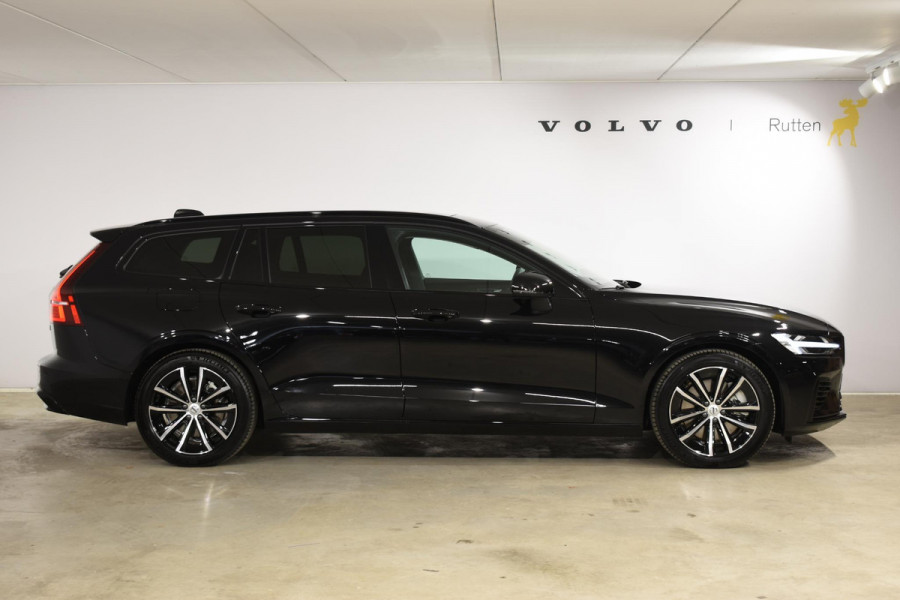 Volvo V60 T6 350PK AWD Ultra Dark / Navigatie / Adaptieve Cruisecontrol / Elektrische Stoelen / Harman Kardon / LM Velgen / Trekhaak /