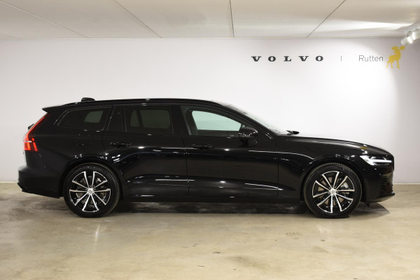 Volvo V60 T6 350PK AWD Ultra Dark / Navigatie / Adaptieve Cruisecontrol / Elektrische Stoelen / Harman Kardon / LM Velgen / Trekhaak /