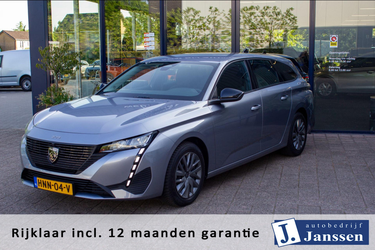 Peugeot 308 SW 1.2 PureTech Active Pack Business | Prijs rijklaar incl. 12 mnd garantie | Navi Carplay Climate control all-season Peugeot 308 SW 1.2 PureTech Active Pack Business | Prijs rijklaar incl. 12 mnd garantie | Navi Carplay Climate control all-season
