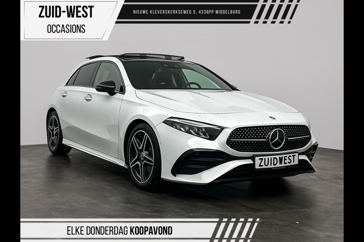 Mercedes-Benz A-Klasse 200 AMG Premium Pano ACC Sfeer Camera Mercedes-Benz A-Klasse 200 AMG Premium Pano ACC Sfeer Camera