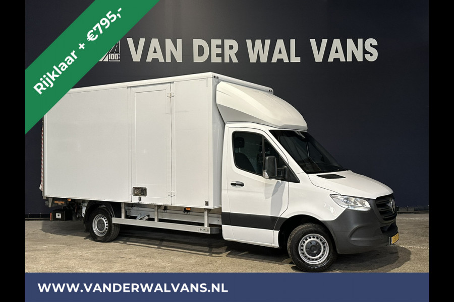 Mercedes-Benz Sprinter 314 CDI 143pk Bakwagen 4.4m Lang Laadklep Zijdeur 975kg laadvermogen Euro6 RIJKLAAR Airco | Camera, Apple carplay, Android auto