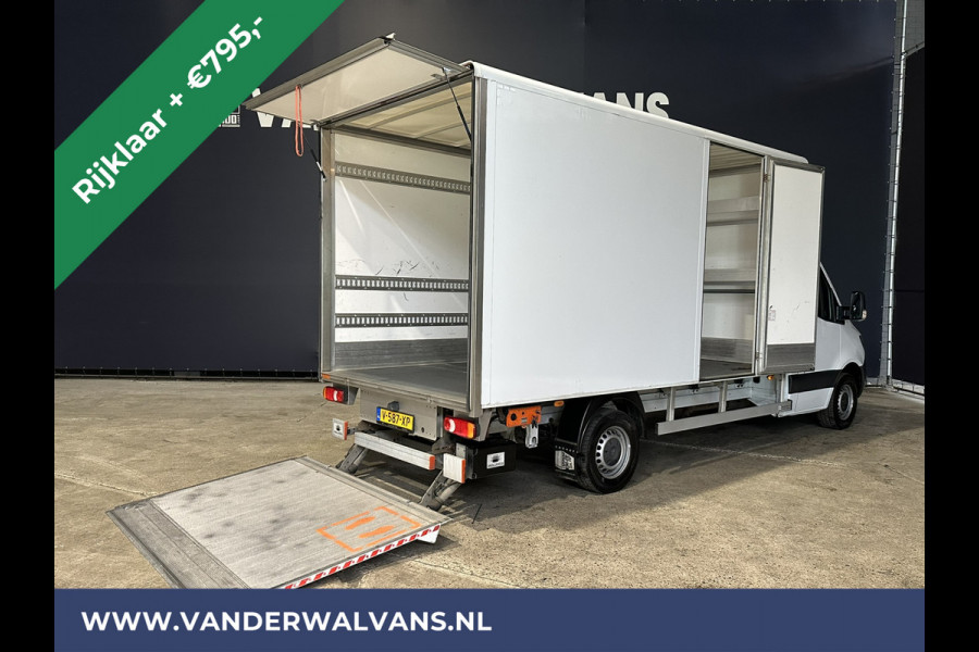 Mercedes-Benz Sprinter 314 CDI 143pk Bakwagen 4.4m Lang Laadklep Zijdeur 975kg laadvermogen Euro6 RIJKLAAR Airco | Camera, Apple carplay, Android auto